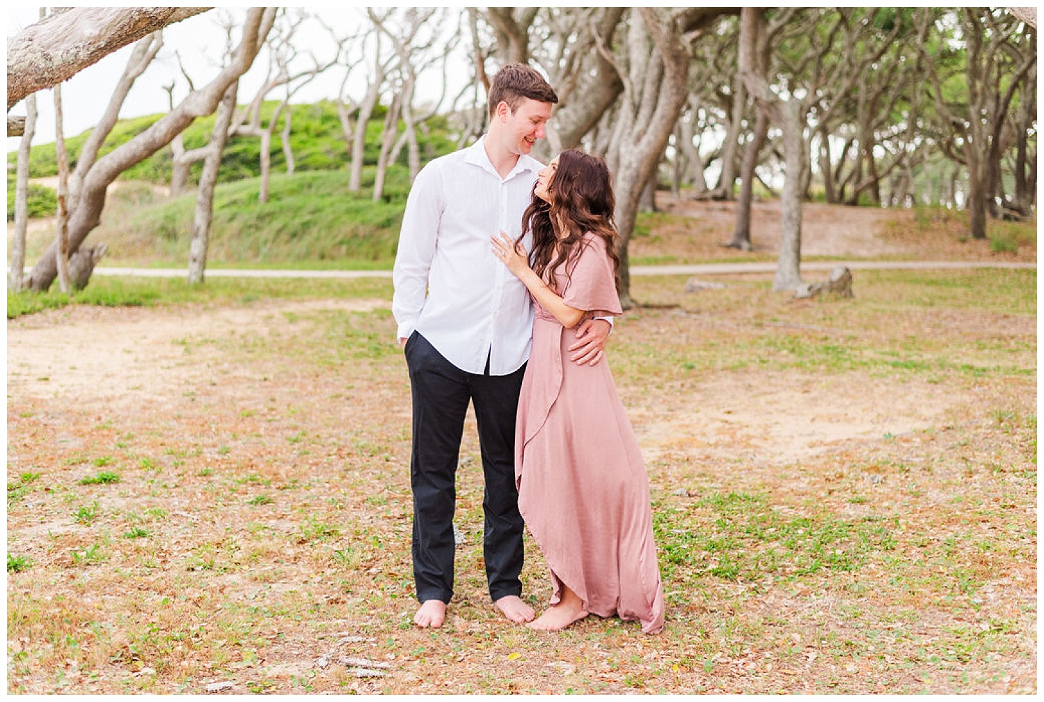engagement session at Fort Fisher in Wilmington, N.C.