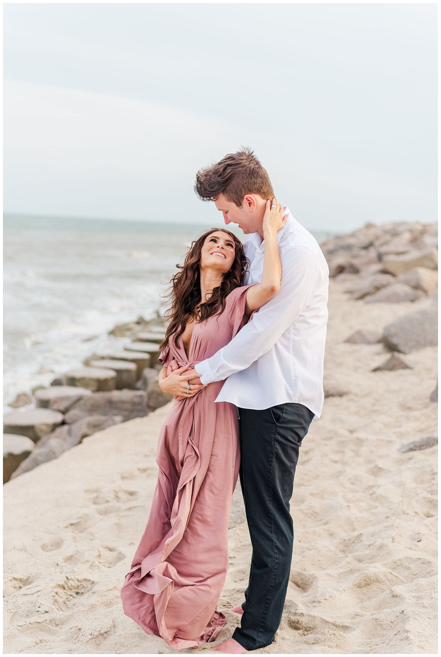 Kure Beach at Fort Fisher engagement session