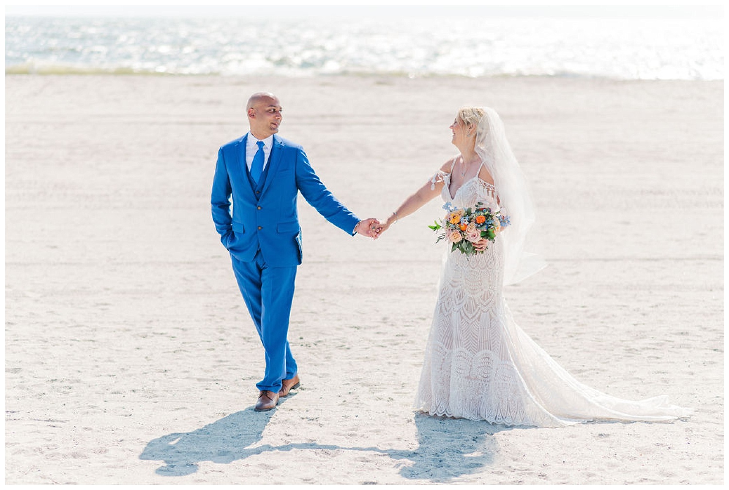 Wilmington North Carolina photographer shooting a wedding couple