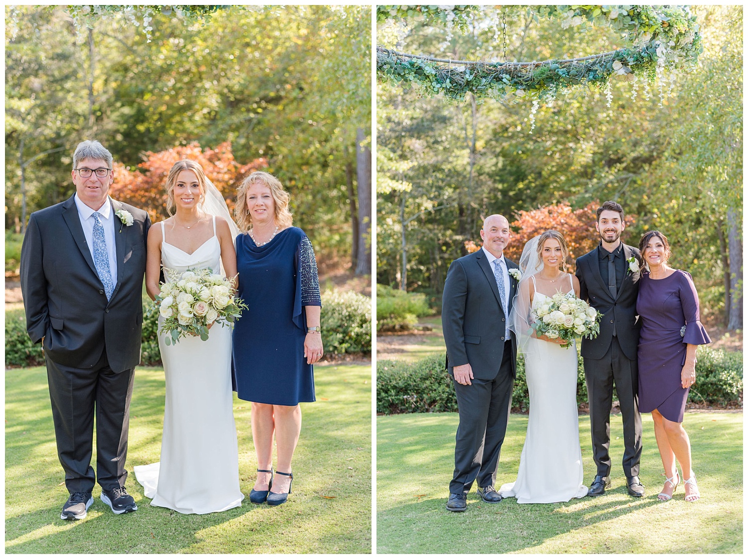 family formals at Chapel Hill Carriage House in North Carolina