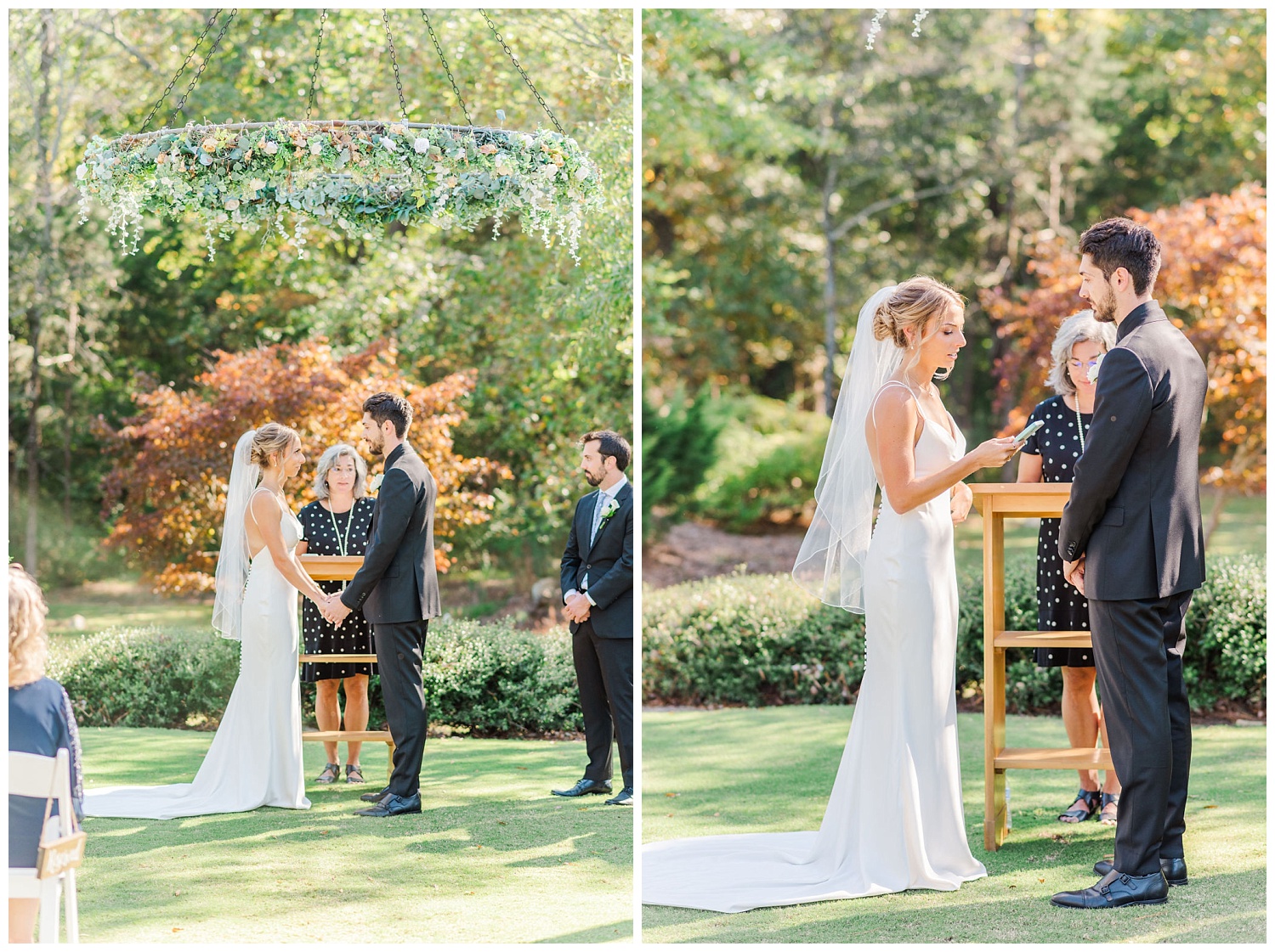 wedding at the Chapel Hill Carriage House in North Carolina
