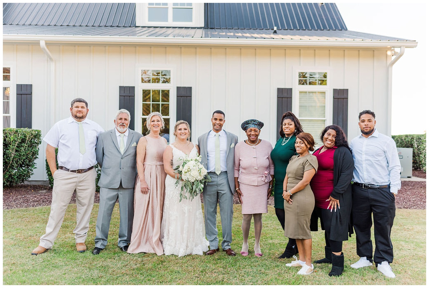 family formals at The Carolina Barn