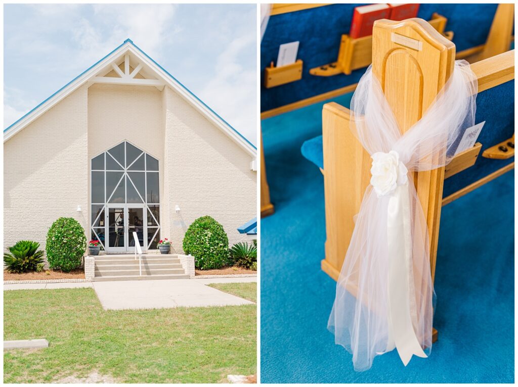 wedding at Ocean Isle Chapel in NC