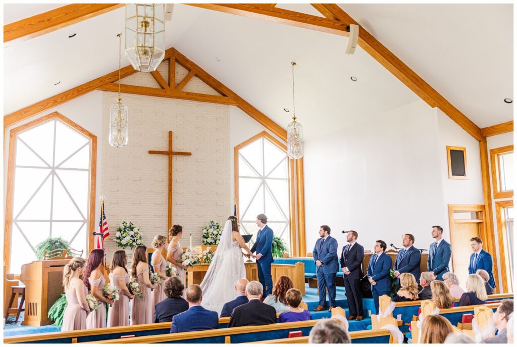 wedding ceremony at Ocean Isle chapel