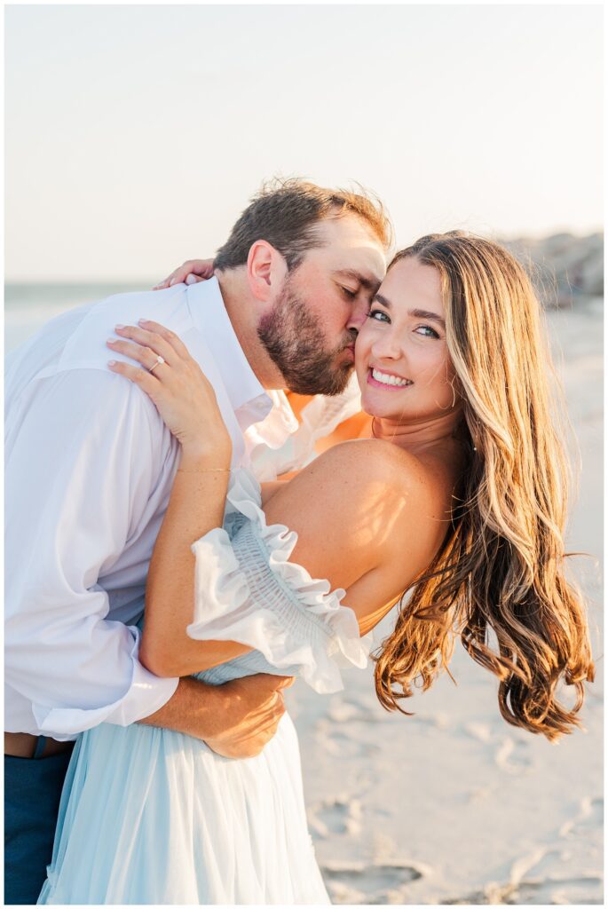 engagement photographer at Fort Fisher shoot