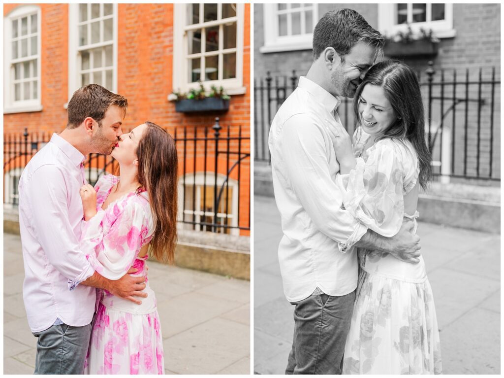 destination photographer at engagement session in London
