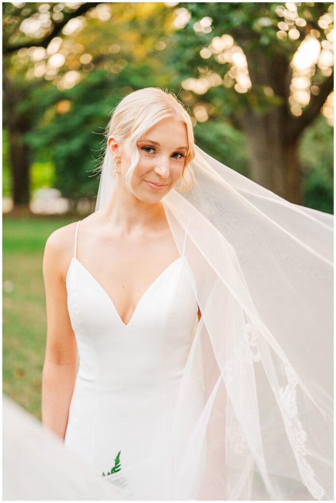 bridal portrait photo shoot in Raleigh, NC 