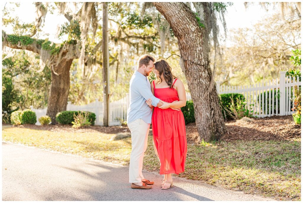 Wrightsville Beach engagement session in the spring