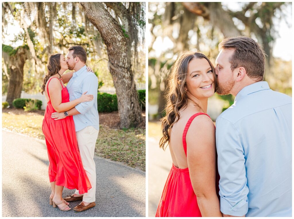 spring Wrightsville Beach engaged session 