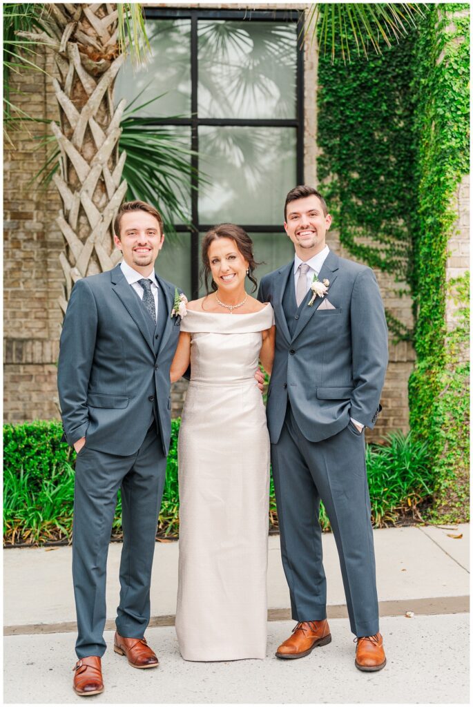 pre-ceremony family portraits at Wrightsville Manor in Wilmington