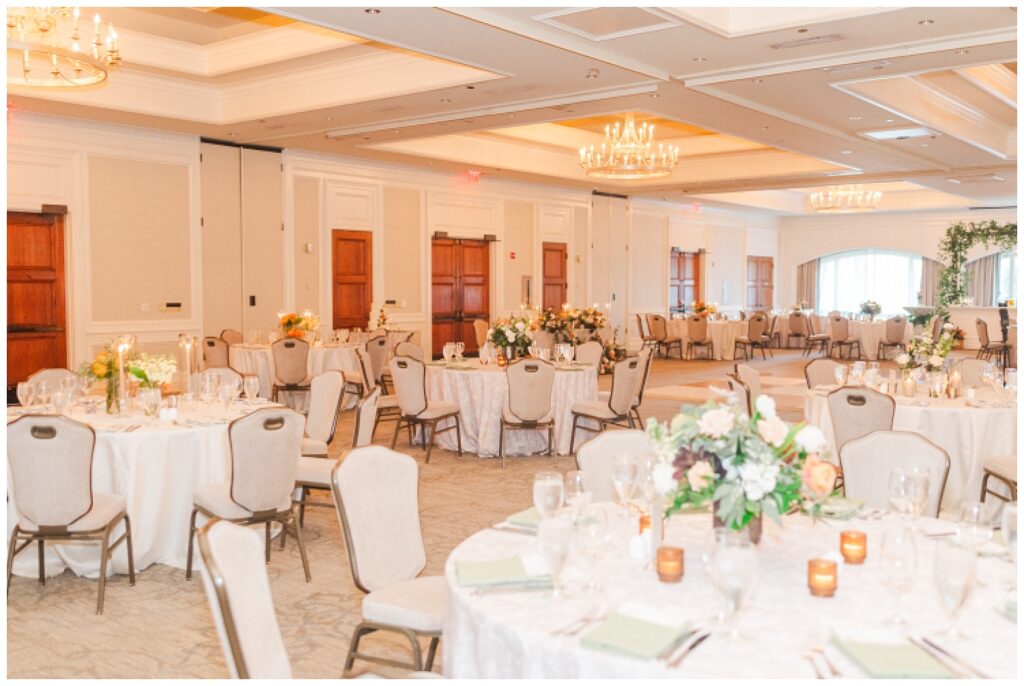 fully decorated reception room indoors at Sea Pines Resort in Hilton Head