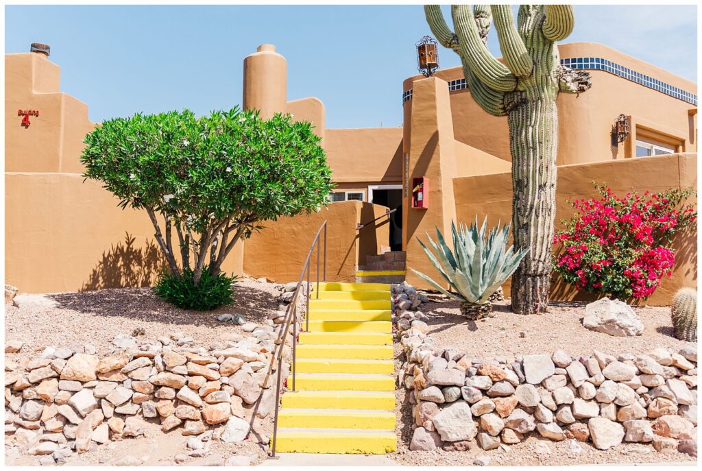 front area of the wedding venue at Gold Canyon Golf Resort in Arizona