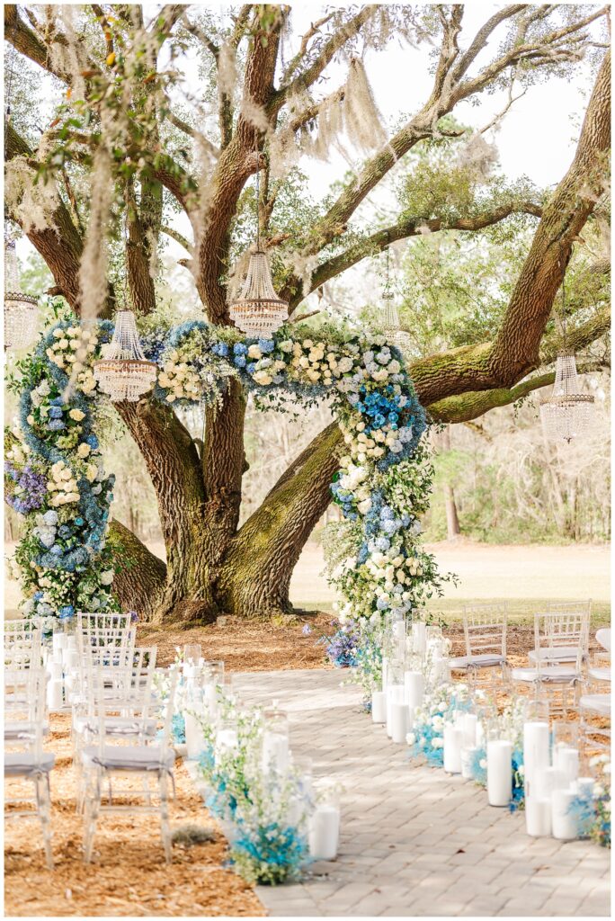 South Carolina styled shoot wedding at Hewitt Oaks venue